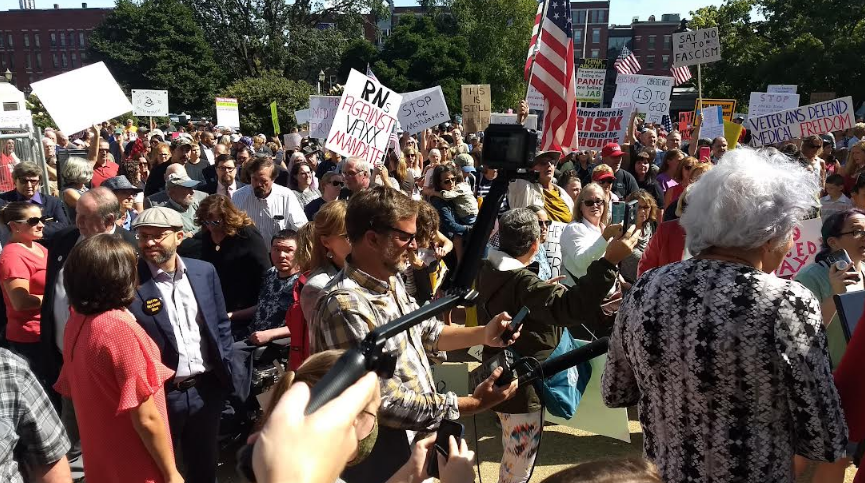 House GOP rally draws some angry responses